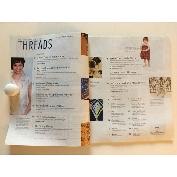 Bundle THREADS Magazine 2003 #104- 109 - Picture 7 of 13